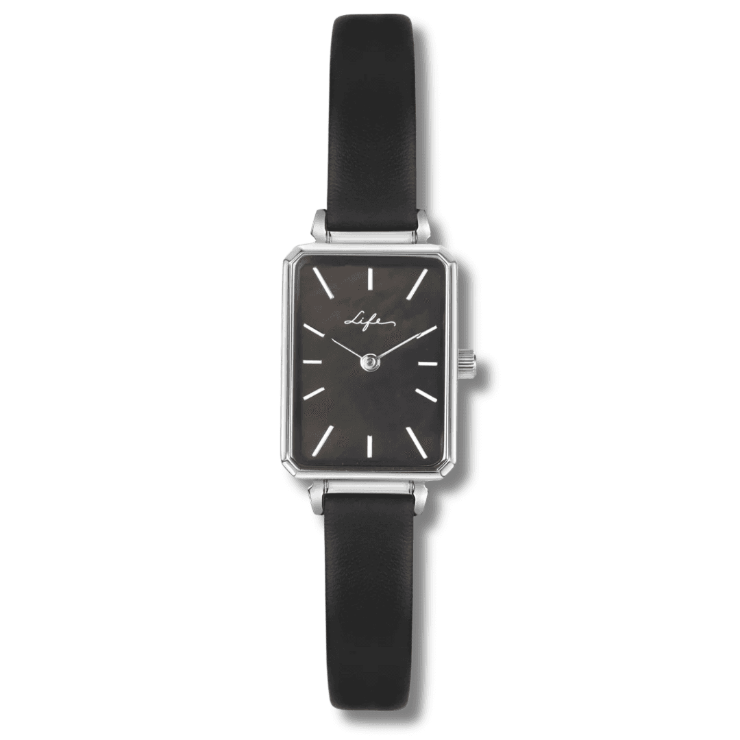 RELÓGIO FEMININO LIFE COURO PRETO APENAS R$ 586,50